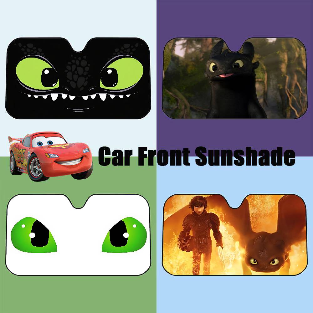 Car Accessories Outside - واقي شمس للزجاج الأمامي للسيارة بتصميم