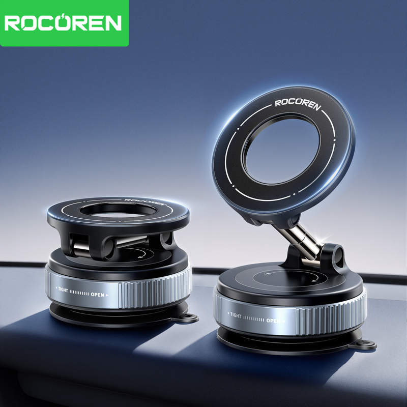 Car Cup Holder Expander - حامل هاتف السيارة المغناطيسي من روكورين،