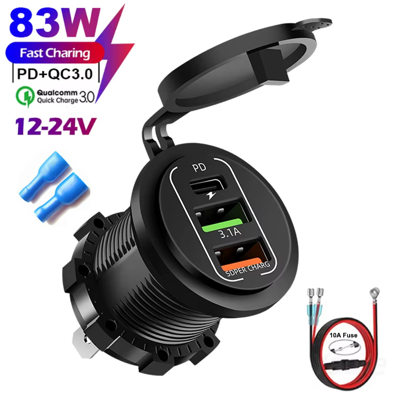 Car Accessories Thailand - 83 واط ماكس مقبس شاحن الهاتف
