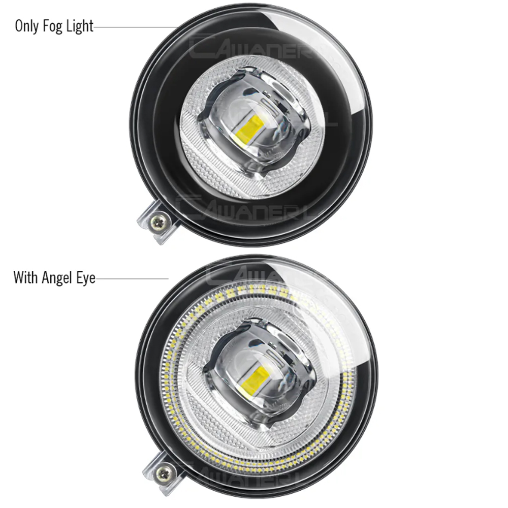 2 X سيارة LED الضباب الخفيف عي - مراجعة Car Accessories Xcent وسعره