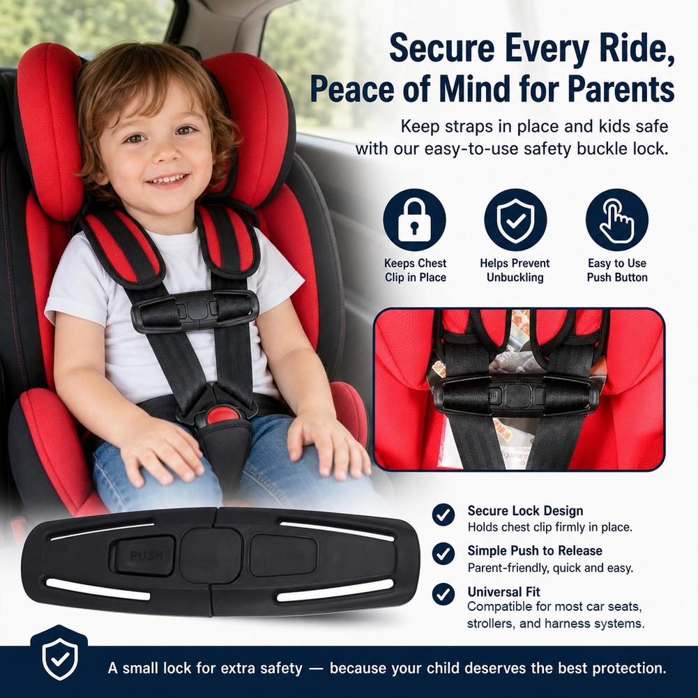مشبك حزام أمان لمقعد الأطفال ف - مراجعة Car Accessories For Baby وسعره