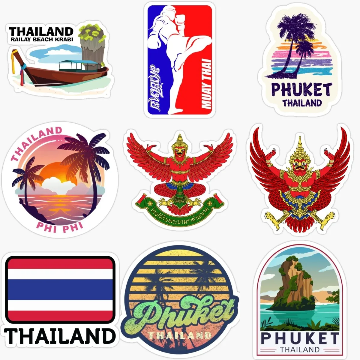 T تايلاند العلم المشهد شعار ال - مراجعة Car Accessories Thailand وسعره