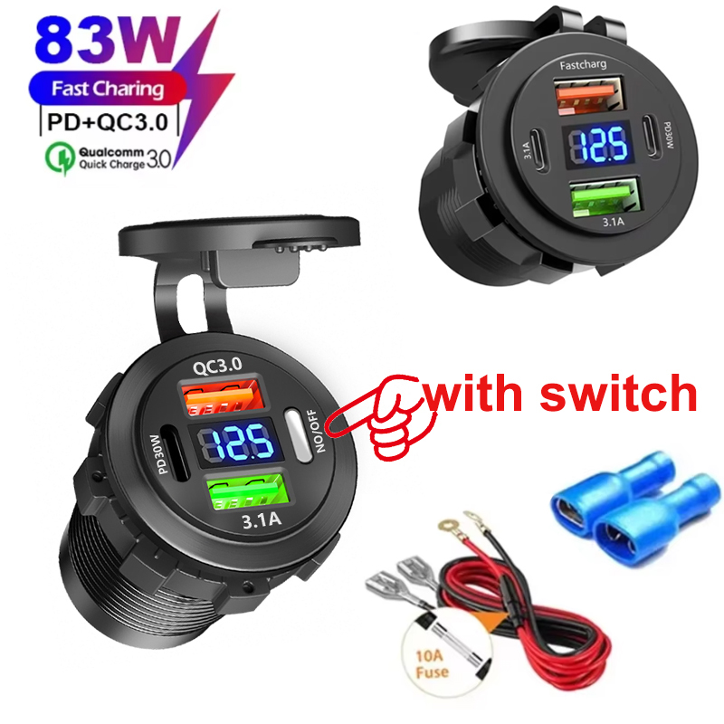 QC 3.0 PD30W المزدوج USB سريع  - مراجعة Car Accessories Thailand وسعره