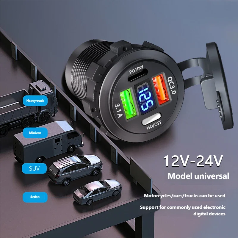 QC 3.0 PD30W المزدوج USB سريع  - مراجعة Car Accessories Thailand وسعره