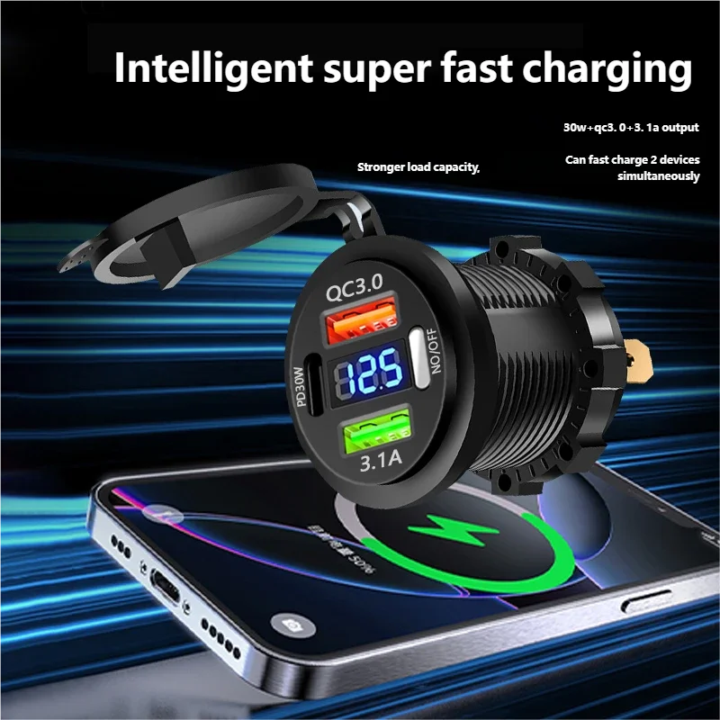 QC 3.0 PD30W المزدوج USB سريع  - مراجعة Car Accessories Thailand وسعره