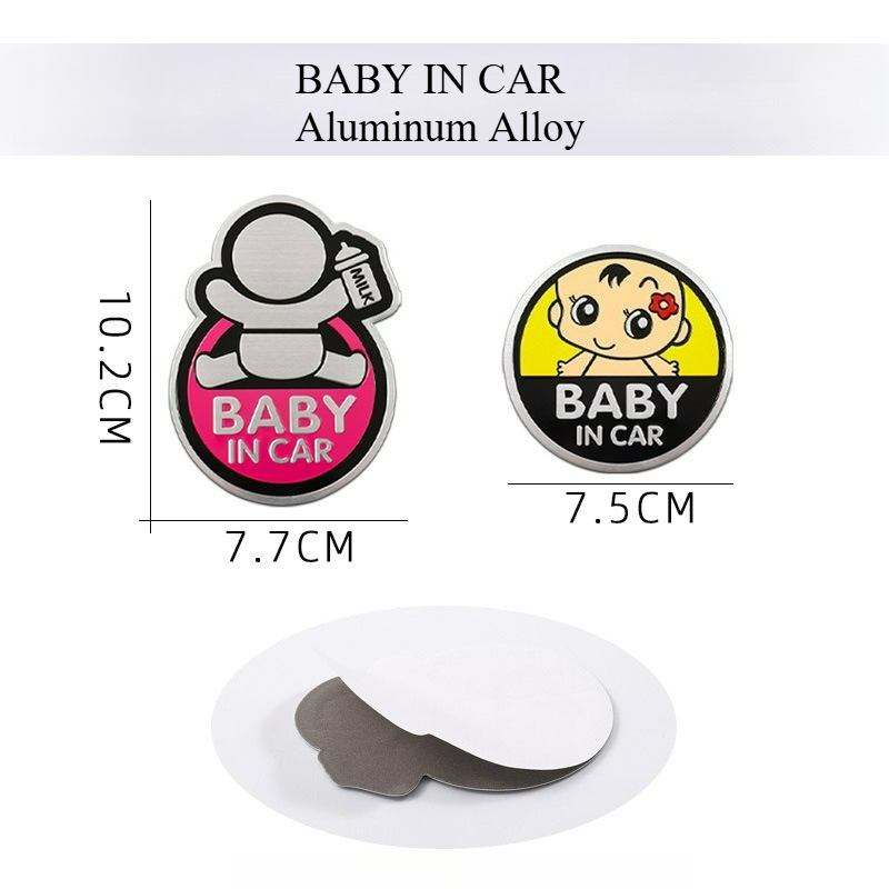 ملصقات تحذيرية للسيارة من سبائ - مراجعة Car Accessories For Baby وسعره