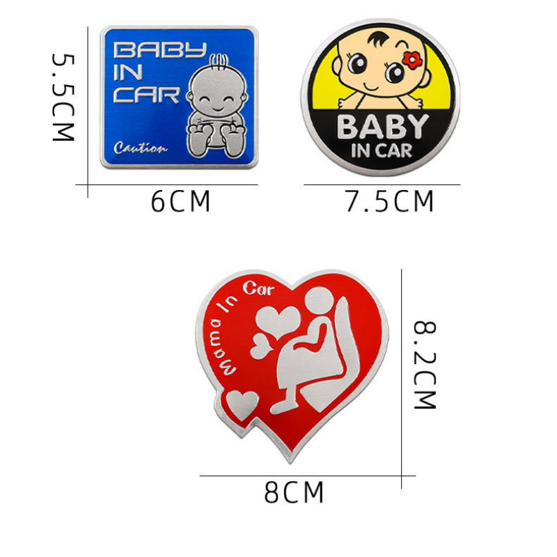 ملصقات تحذيرية للسيارة من سبائ - مراجعة Car Accessories For Baby وسعره