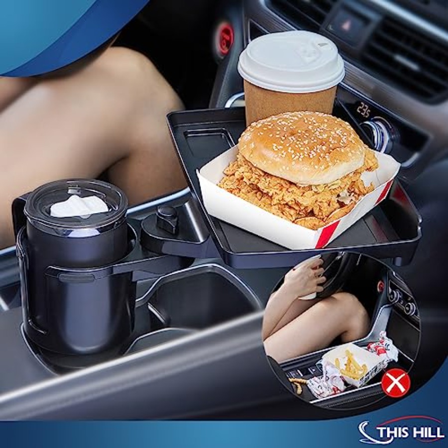 حامل أكواب للسيارة، صينية طعام - مراجعة Car Cup Holder Expander وسعره