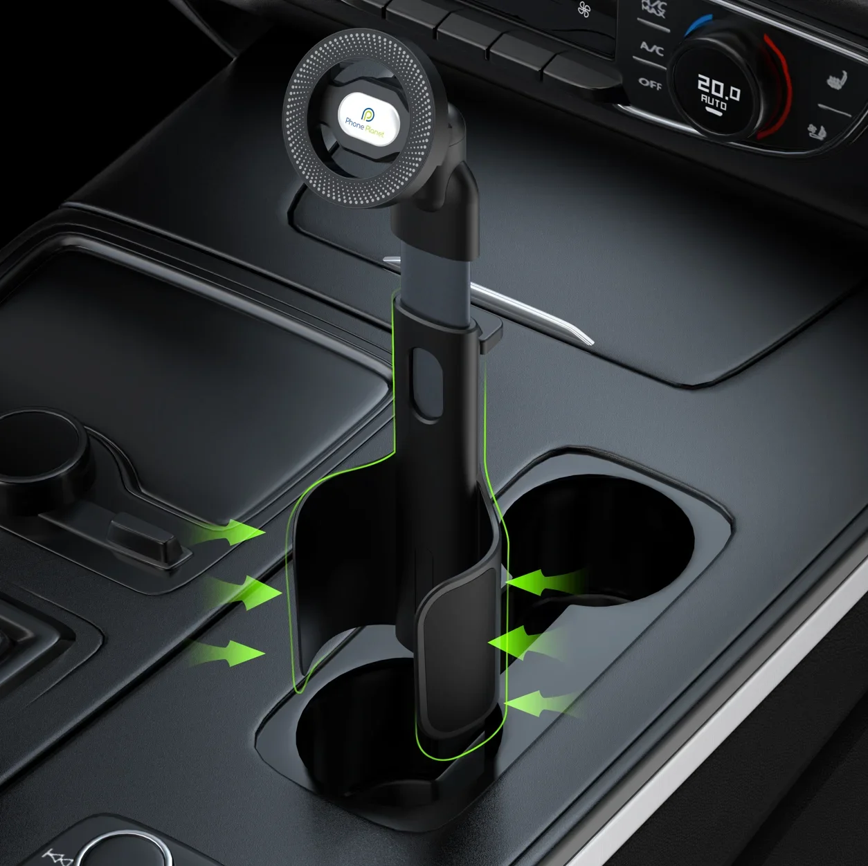 مغناطيسي قوي للغاية 2 في 1 بزا - مراجعة Car Cup Holder Expander وسعره