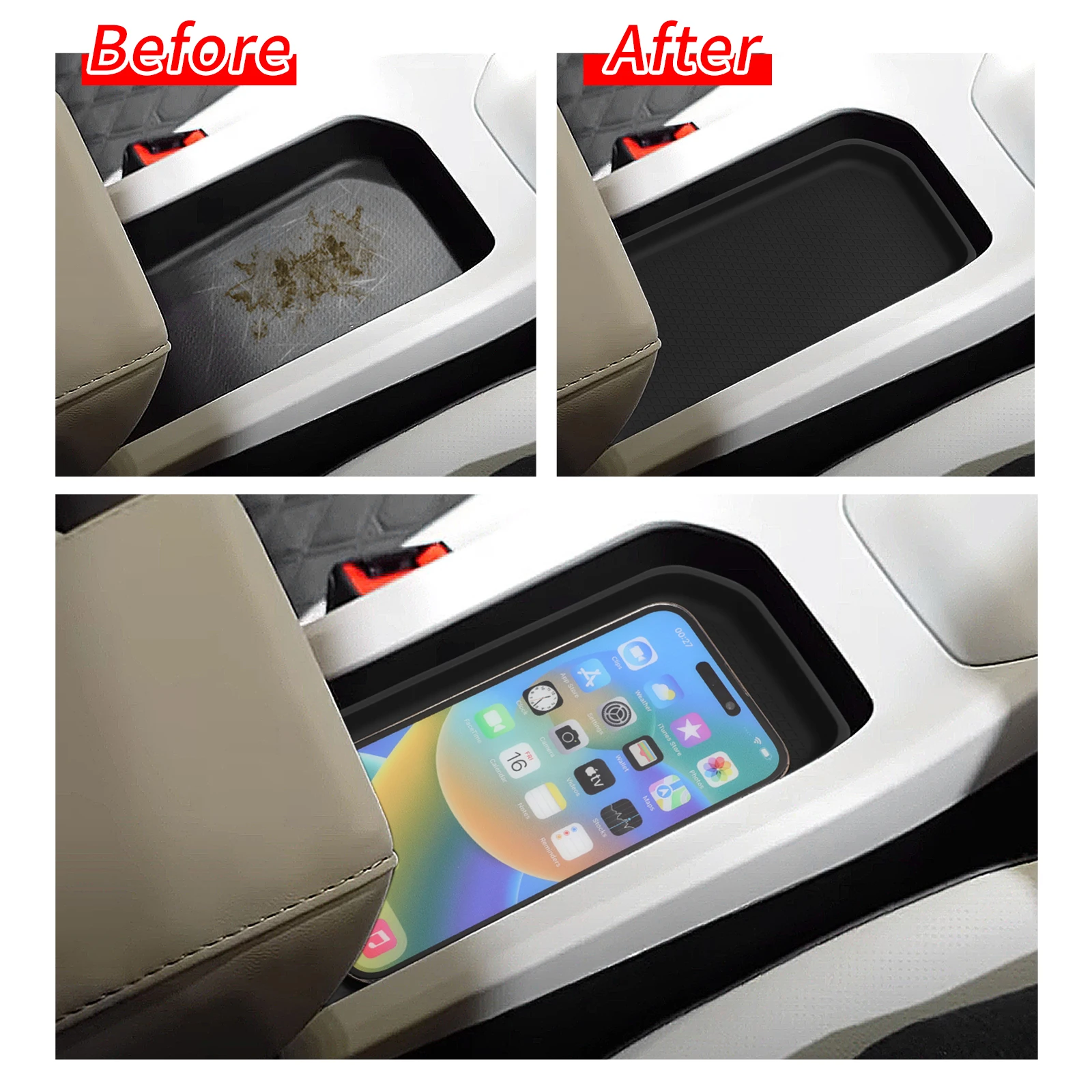 منظم تخزين سيليكون للكونسول ال - مراجعة Car Accessories Thailand وسعره