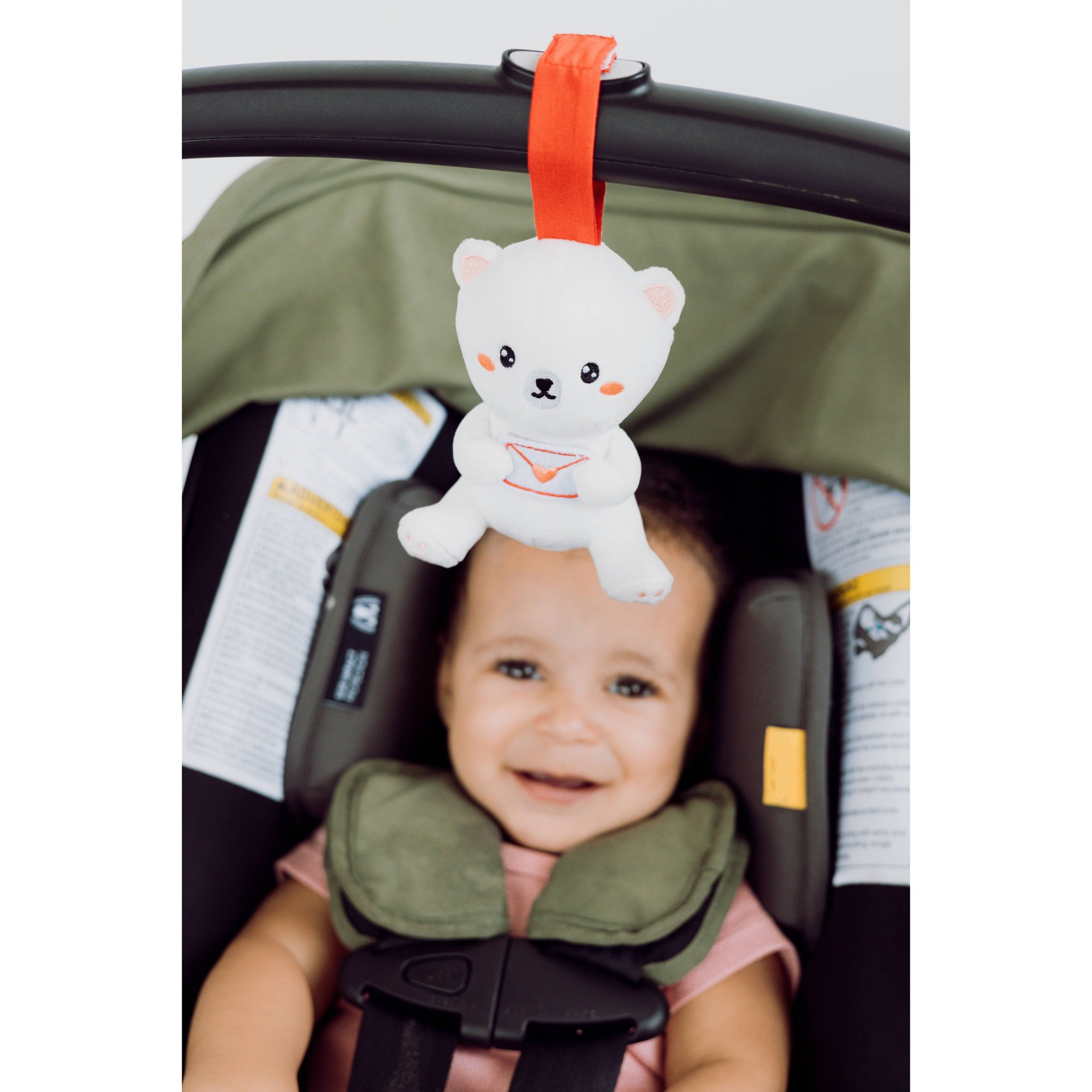 دمية دب محشوة لعربة الأطفال، م - مراجعة Car Accessories For Baby وسعره