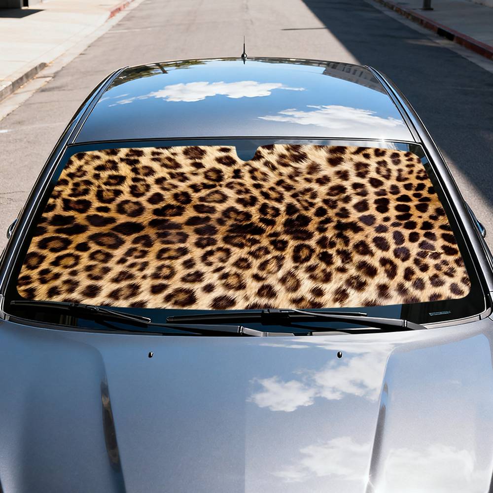 الحيوان الفراء (طباعة الفهد) س - مراجعة Car Accessories Outside وسعره