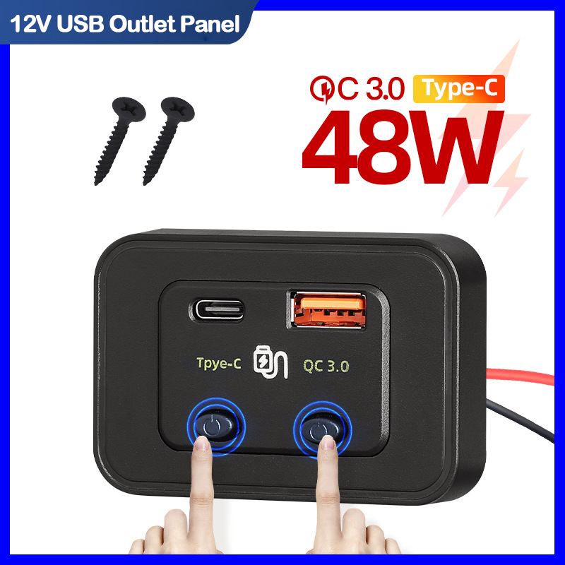 منفذ USB بقوة 48 واط و12 فولت  - مراجعة Car Accessories Thailand وسعره
