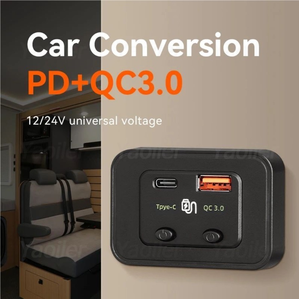 منفذ USB بقوة 48 واط و12 فولت  - مراجعة Car Accessories Thailand وسعره