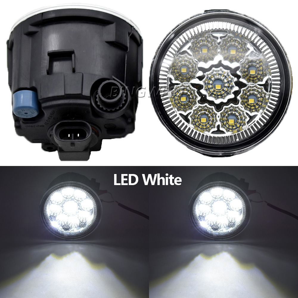 2 قطعة LED أضواء الضباب مصباح  - مراجعة Car Accessories Xcent وسعره