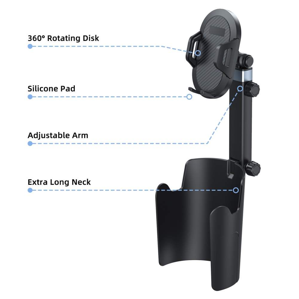 حامل هاتف للسيارة يثبت على حام - مراجعة Car Cup Holder Expander وسعره