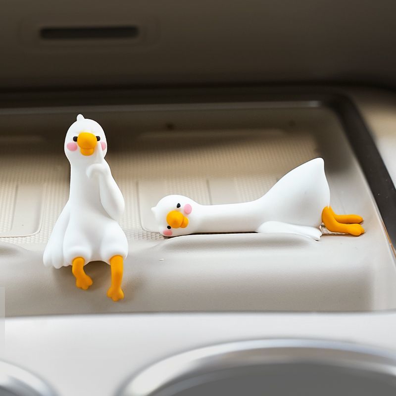 تمثال إوزة صغيرة لطيف على شكل  - مراجعة Car Accessories Decoration وسعره