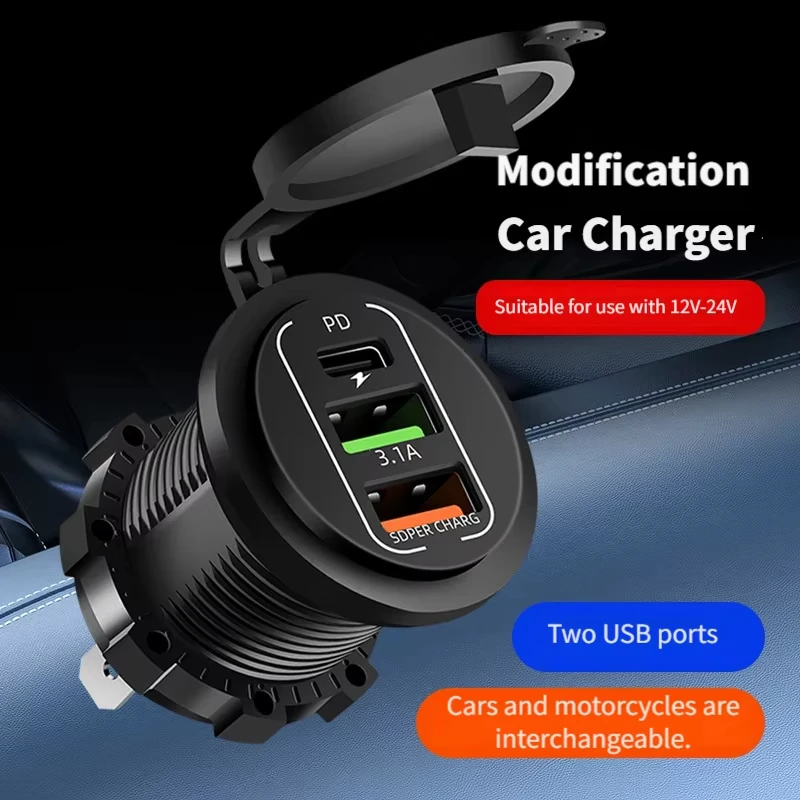 جديد 3/4 منافذ مزدوجة PD المزد - مراجعة Car Accessories Thailand وسعره