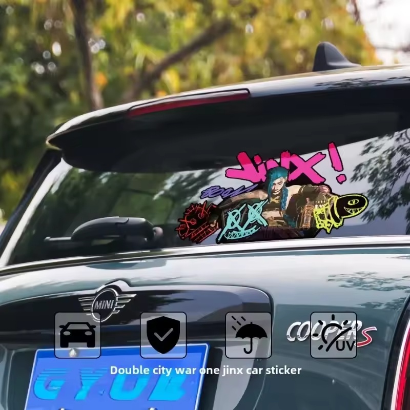 ملصق سيارة عاكس للضوء بتصميم ج - مراجعة Car Accessories Outside وسعره