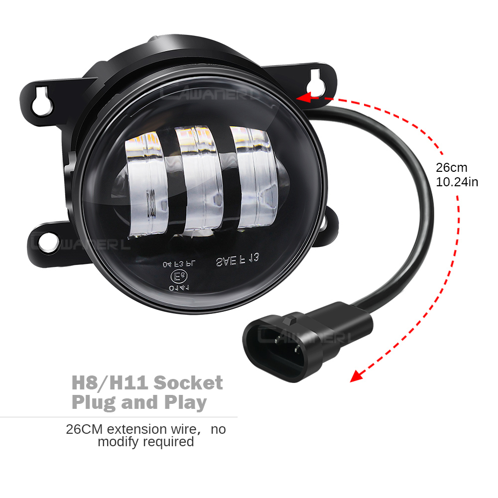 مجموعة مصابيح الضباب LED 2X30  - مراجعة Car Accessories Xcent وسعره