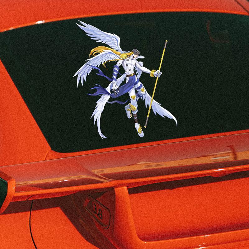 ملصق سيارة ديجيمون لطيف وعصري  - مراجعة Car Accessories Decoration وسعره