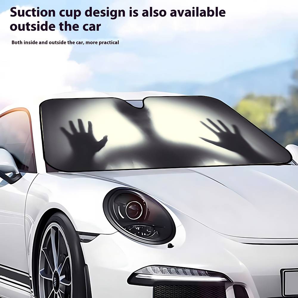 واقي شمس للسيارة بتصميم يد شبح - مراجعة Car Accessories Outside وسعره