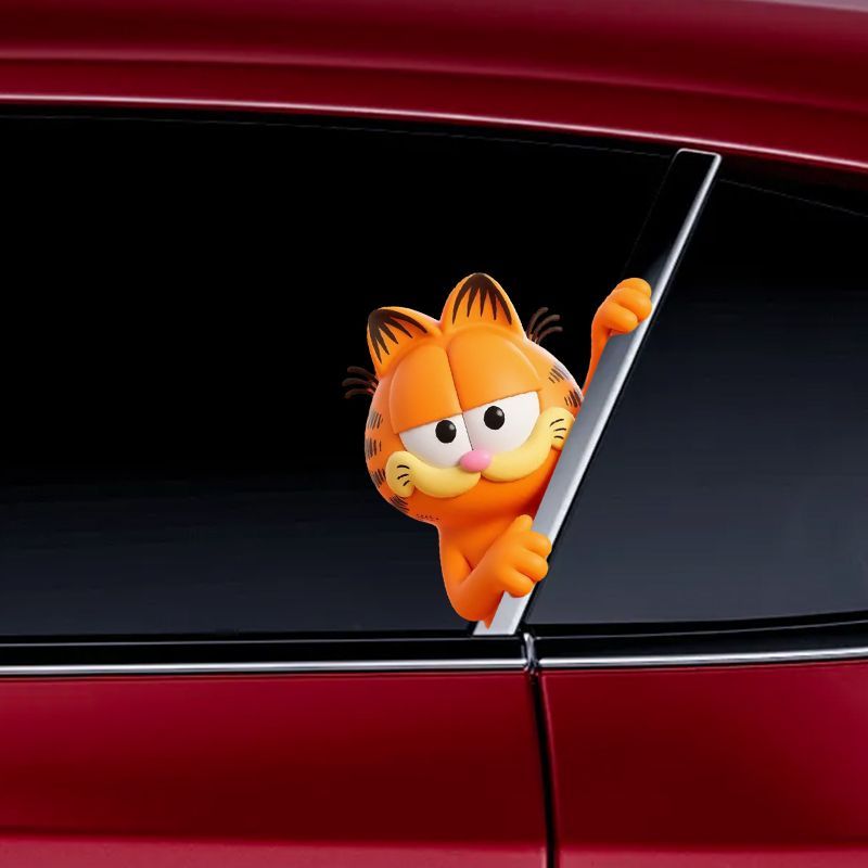ملصقات غارفيلد الكرتونية اللطي - مراجعة Car Accessories Decoration وسعره