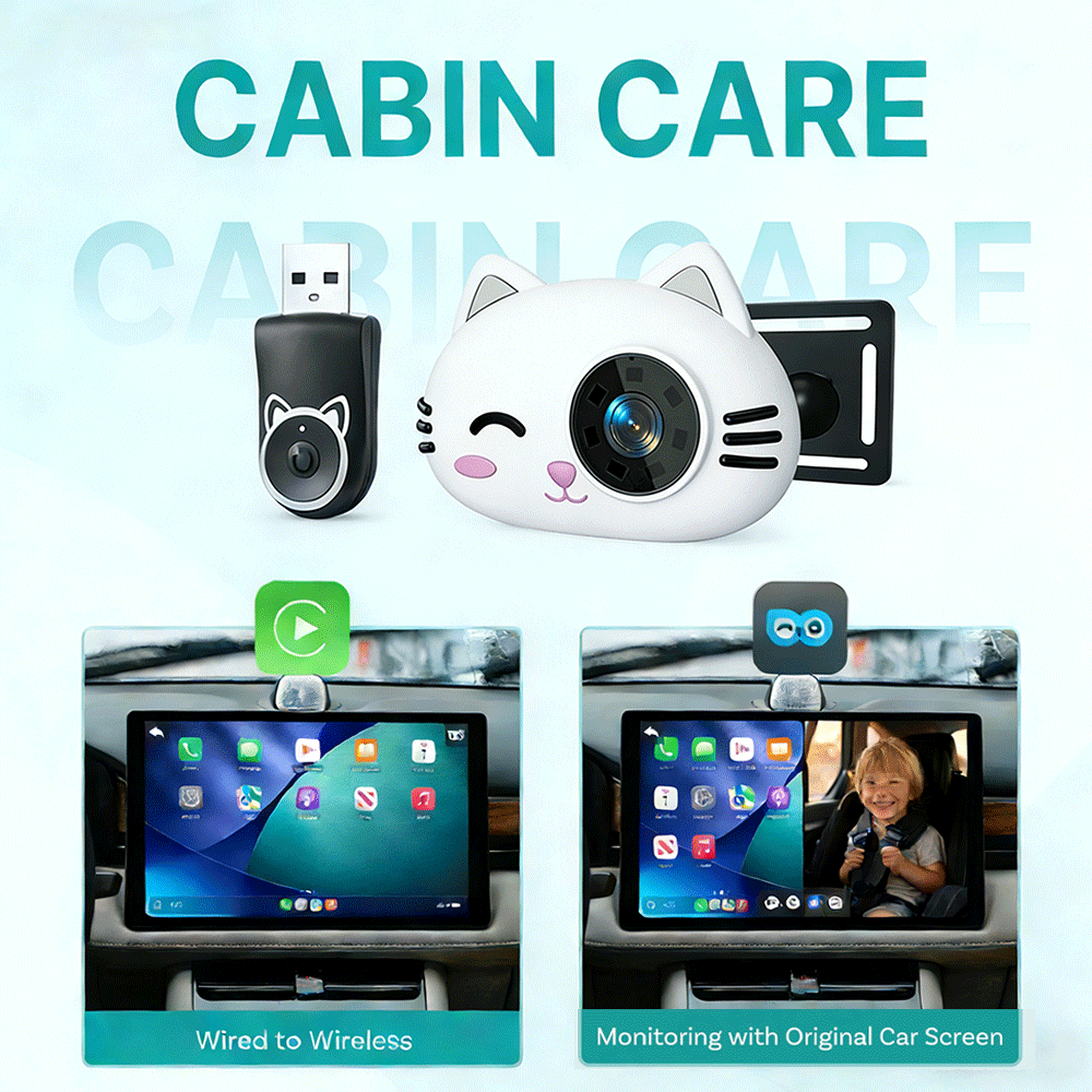محول كابين كير لاسلكي لـ CarPl - مراجعة Car Accessories For Baby وسعره