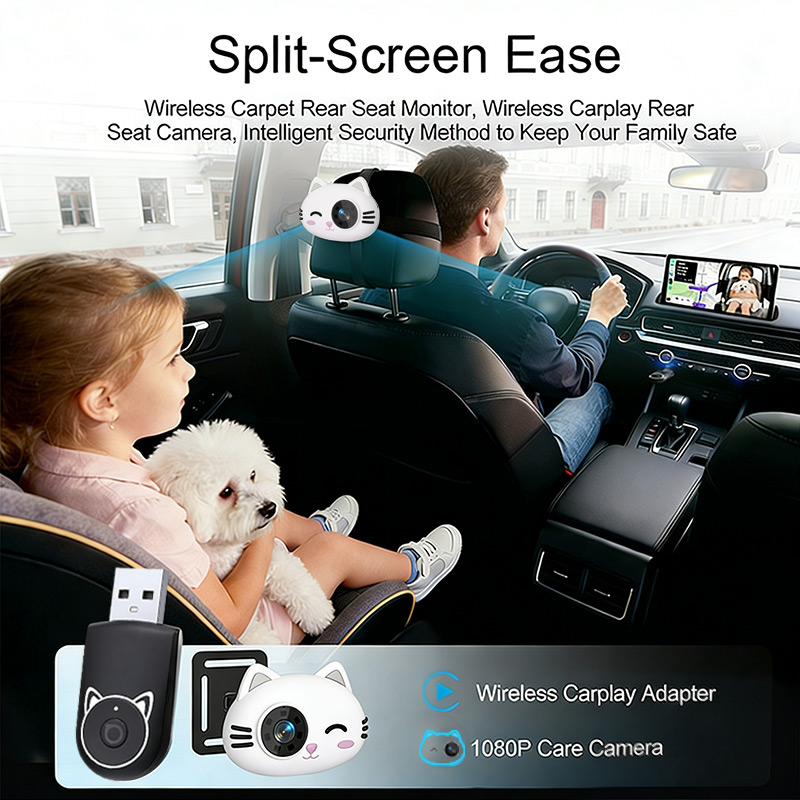محول كابين كير لاسلكي لـ CarPl - مراجعة Car Accessories For Baby وسعره