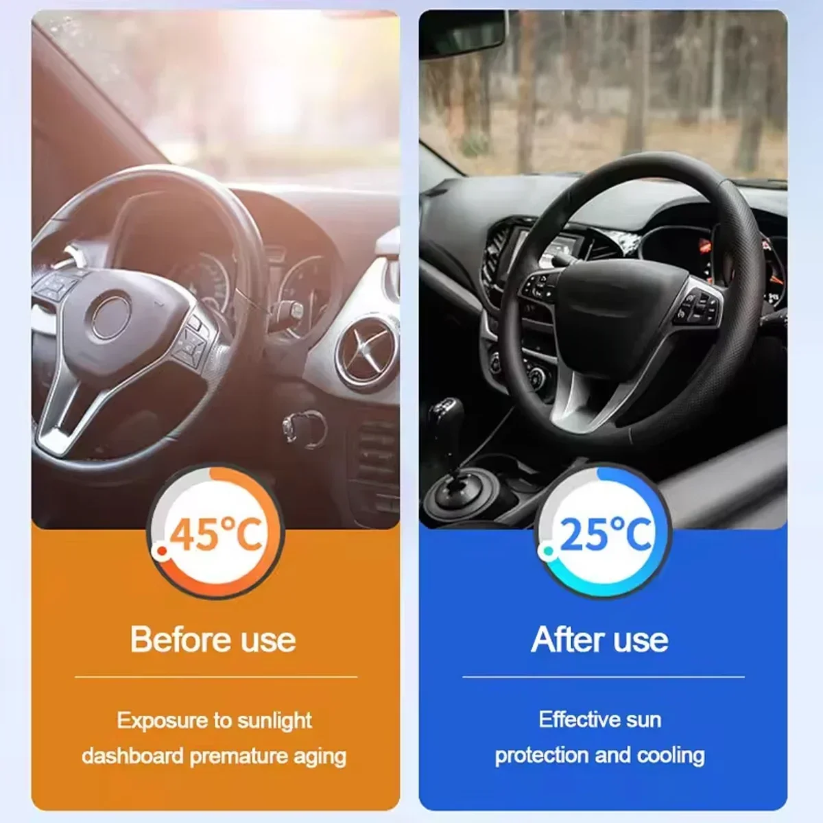 غطاء واقي من الشمس لزجاج السيا - مراجعة Car Accessories Outside وسعره