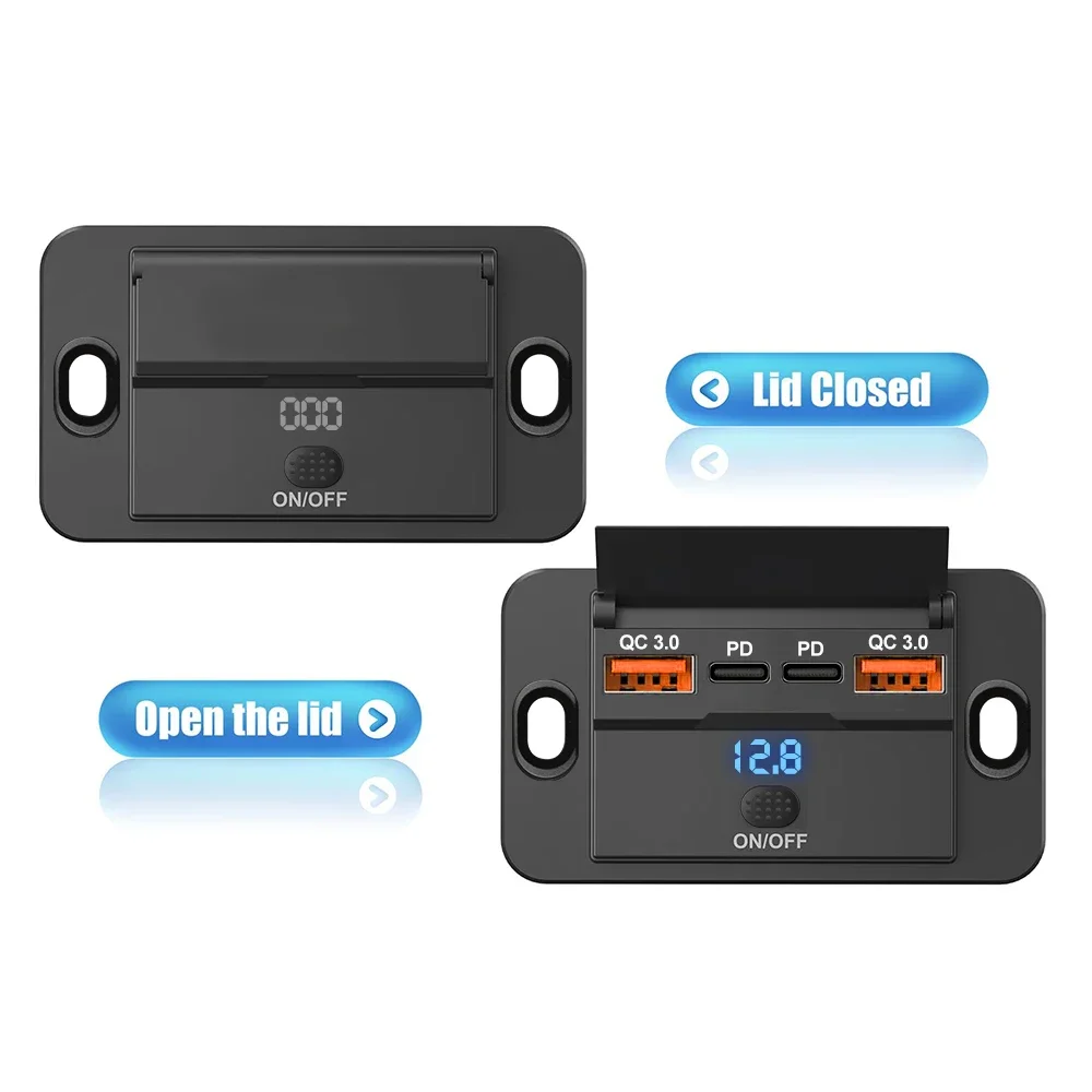 محول شاحن سيارة بمقبس مع مفتاح - مراجعة Car Accessories Thailand وسعره
